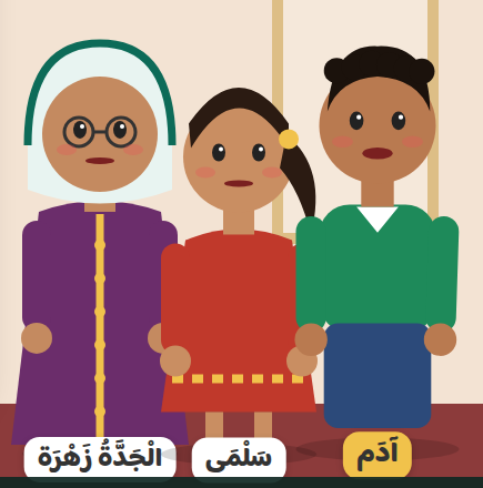 سلمى وآدم والجدة زهرة